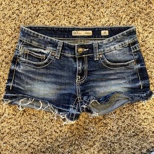 BKE denim jean shorts